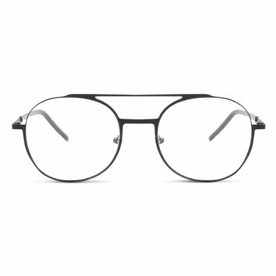 Alicaa Black Aviator Glasses