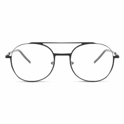 Alicaa Black Aviator Glasses