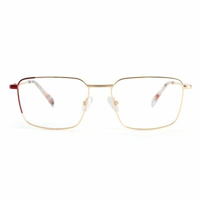 Kennan Gold Rectangle Glasses
