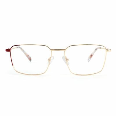 Kennan Gold Rectangle Glasses