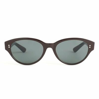 Davies Purple Oval Sunglasses
