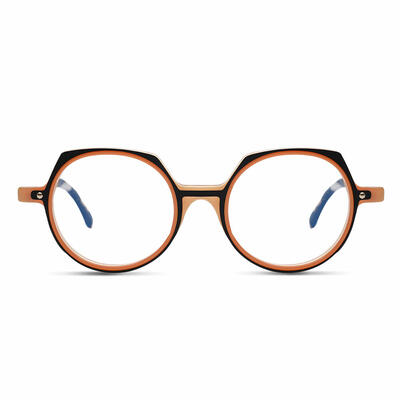 Pene Orange Round Glasses