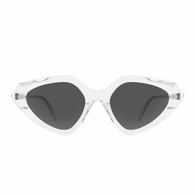 Adelia Clear Cat Eye Sunglasses