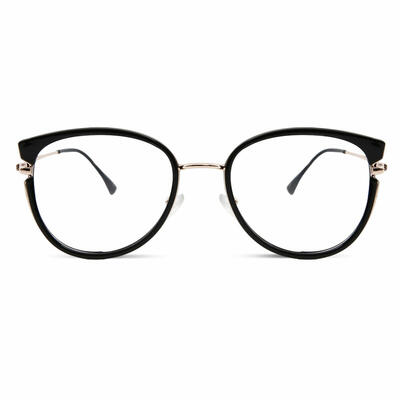 Pamela Black Round Glasses