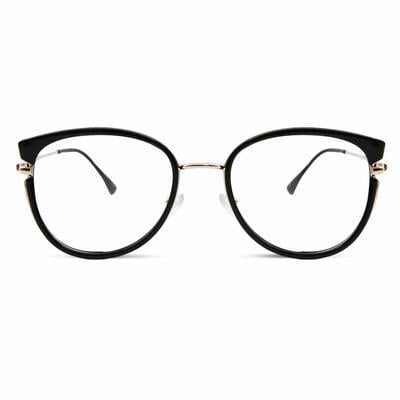 Pamela Black Round Glasses