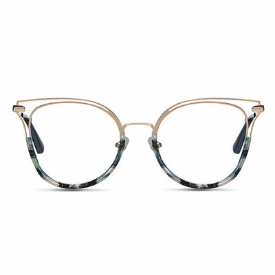 Helin Blue Cat Eye Glasses