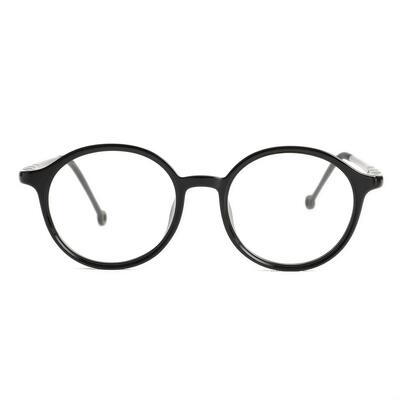 Abner Schwarze Runde Brille