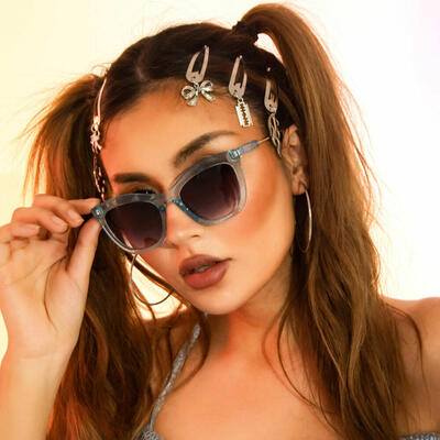 Andie Blue Cat Eye Sunglasses