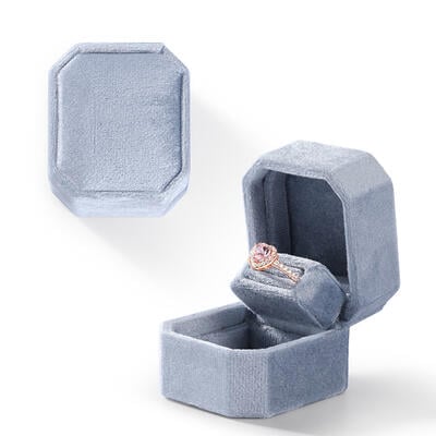 Jeulia Velvet Folio Ring Box