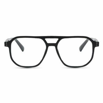 Truda Schwarze Pilot Brille