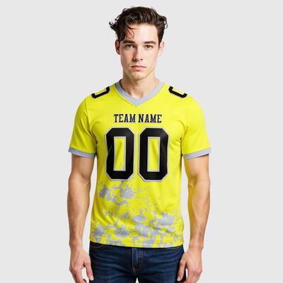 フットボール 名前 チーム名 番号 Tシャツ Vネック ジャージ スポーツウェア ユニフォーム 男女兼用 オーダーメイド