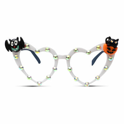 Cedriea White Cat Eye Glasses