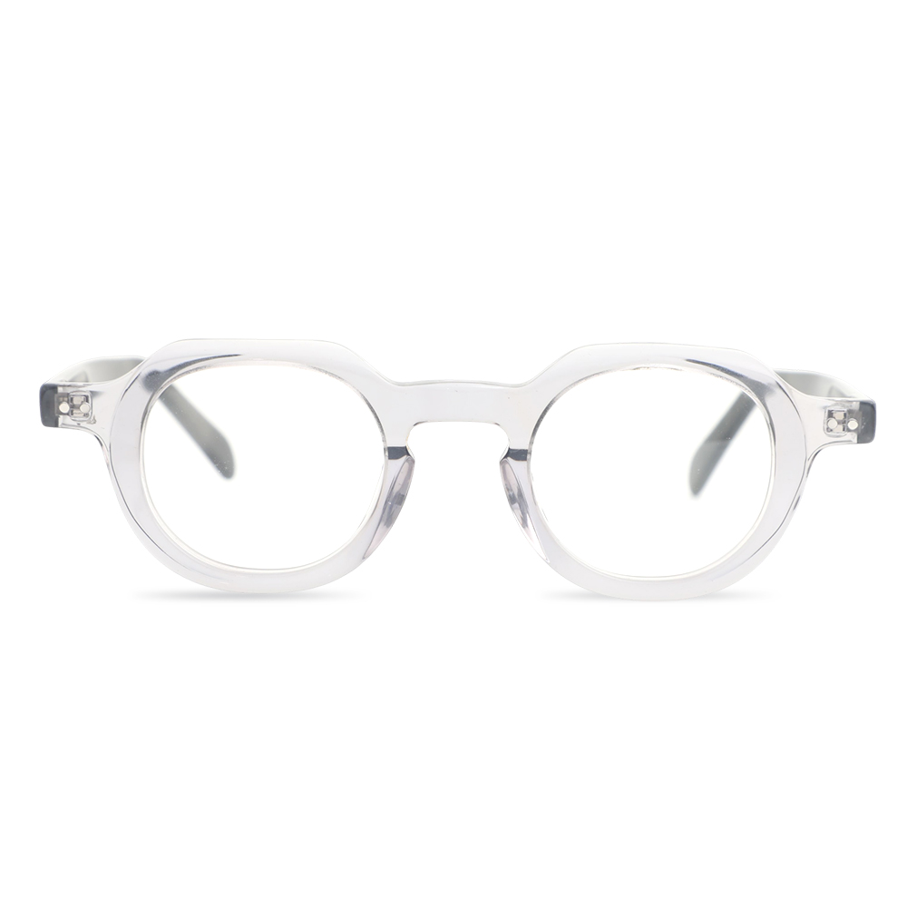 Ella Gray Round Glasses