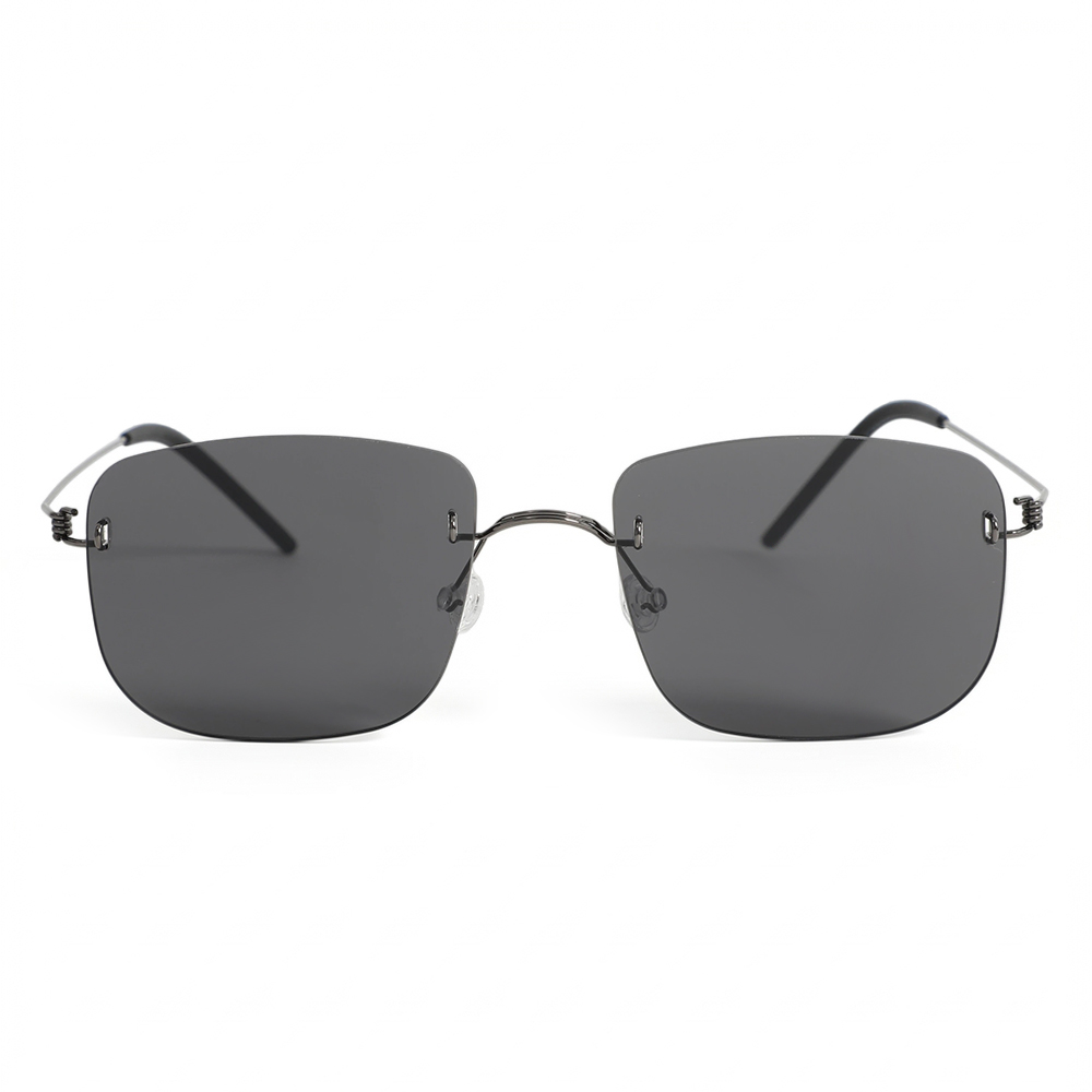 Augustus Lunettes de soleil Rectangulaires Noires