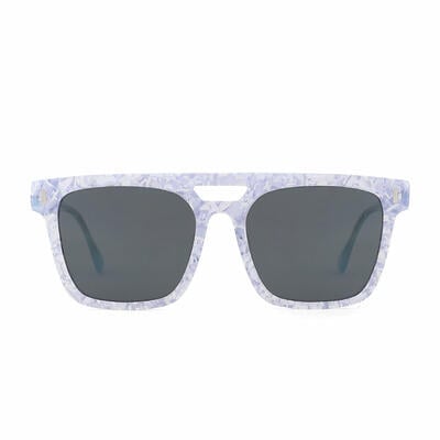 Lynes Lunettes de soleil Aviateur Bleues