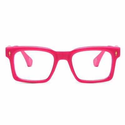 Werner Pink Square Glasses