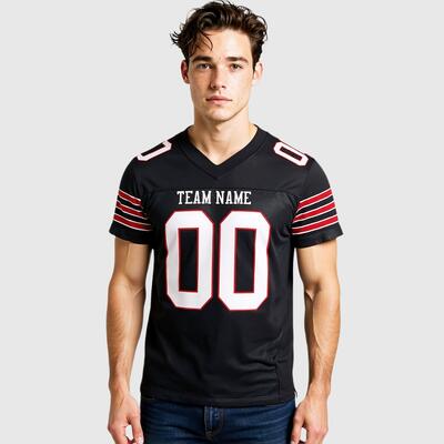 フットボール 名前 チーム名 番号 Tシャツ Vネック ジャージ スポーツウェア ユニフォーム 男女兼用 オーダーメイド