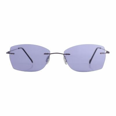 Colbert Purple Rectangle Sunglasses