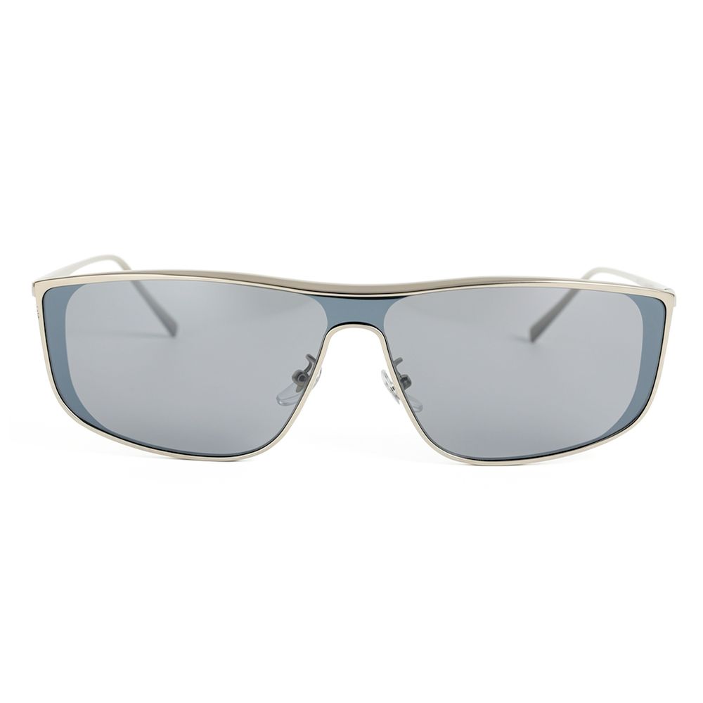 Grace Blaue Rechteckige Sonnenbrille