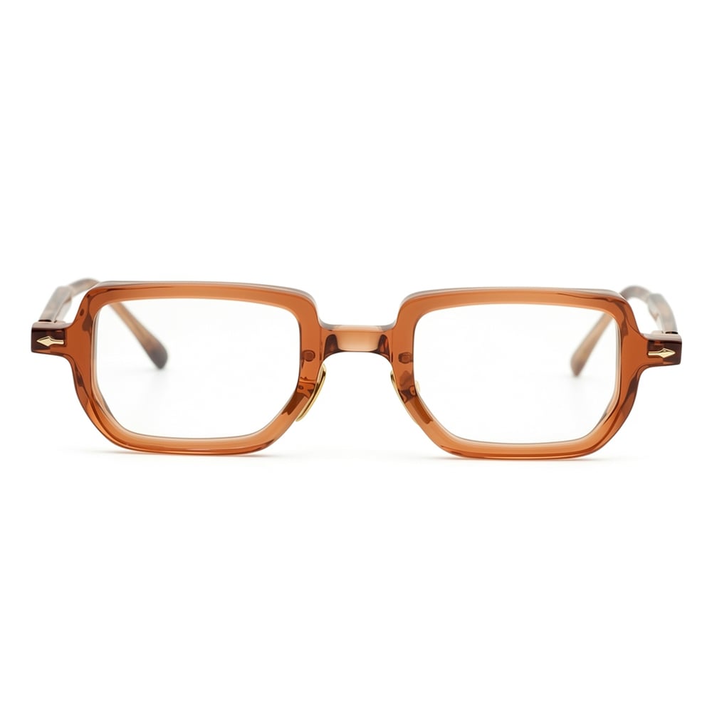Claire Brown Rectangle Glasses