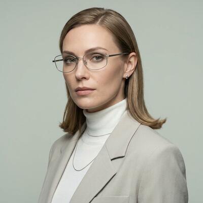 Willow Lunettes Rectangulaires Grises