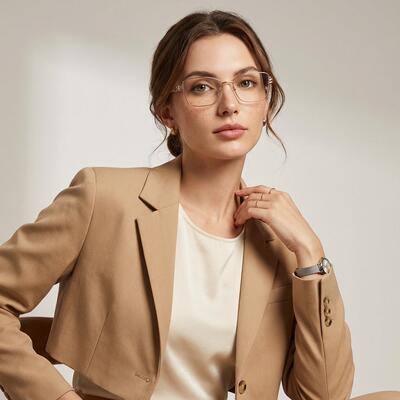 Palmer Lunettes Rectangulaires Roses
