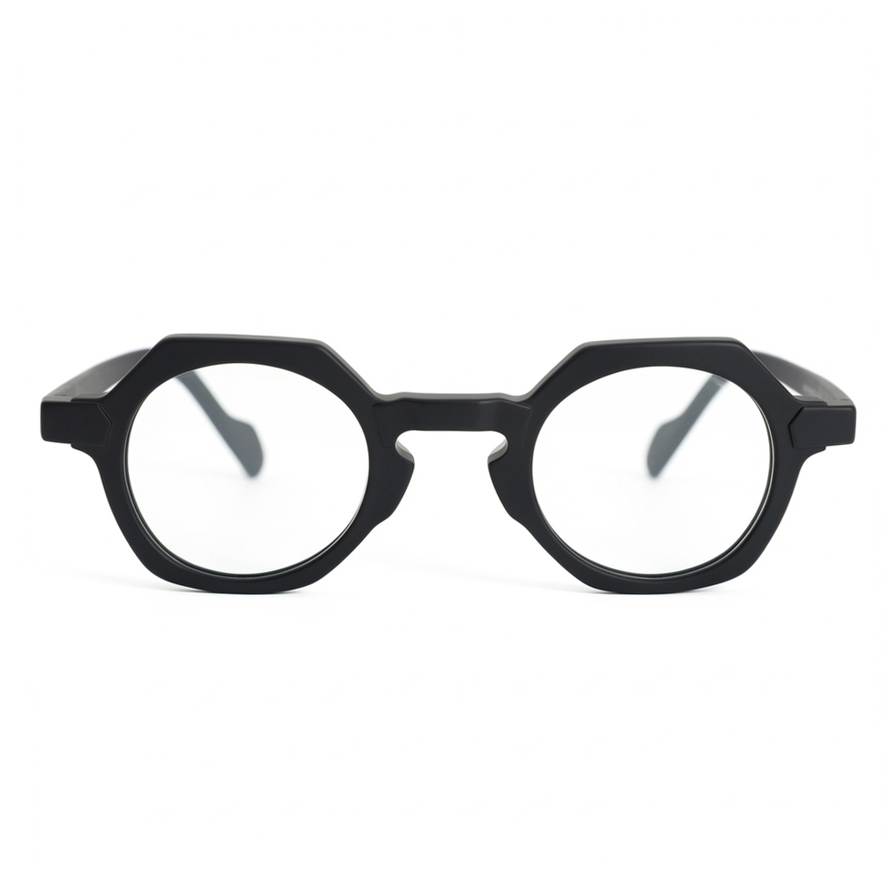 Roberts Black Round Glasses