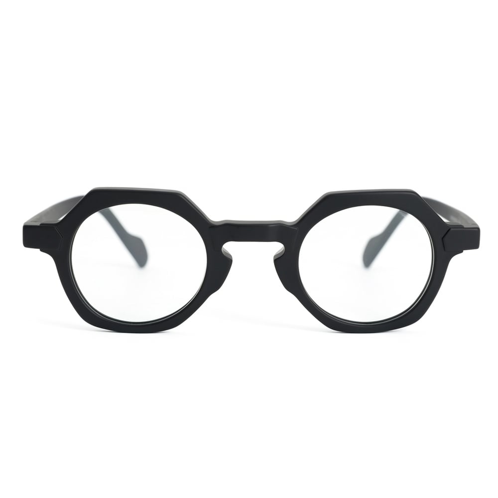 Roberts Black Round Glasses
