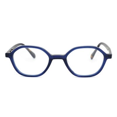 Evans Blaue Geometrische Brille