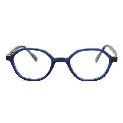 Evans Blaue Geometrische Brille