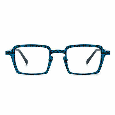 Fanny Blue Square Glasses
