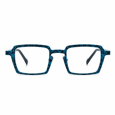 Fanny Blue Square Glasses