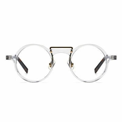 Barrie Clear Round Glasses