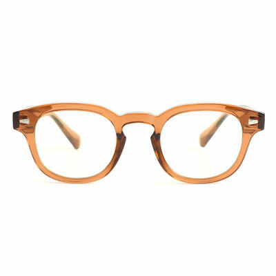 Lucien Lunettes Carrées Orange