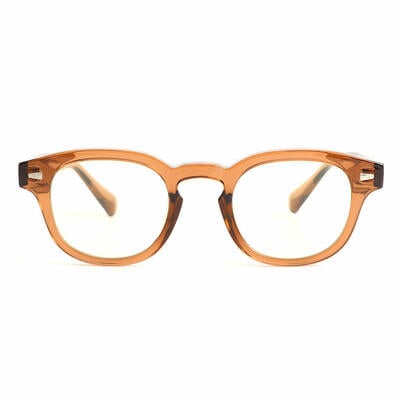 Lucien Lunettes Carrées Orange