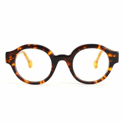 Polly Lunettes Rondes Écaille