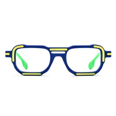 Baker Blaue Pilot Brille