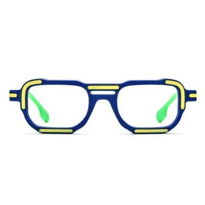 Baker Blaue Pilot Brille