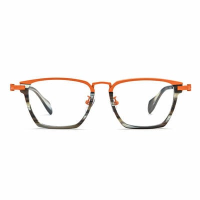 Archibald Gray Rectangle Glasses