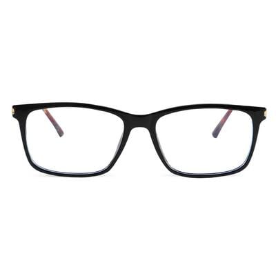 Sapir Black Rectangle Glasses