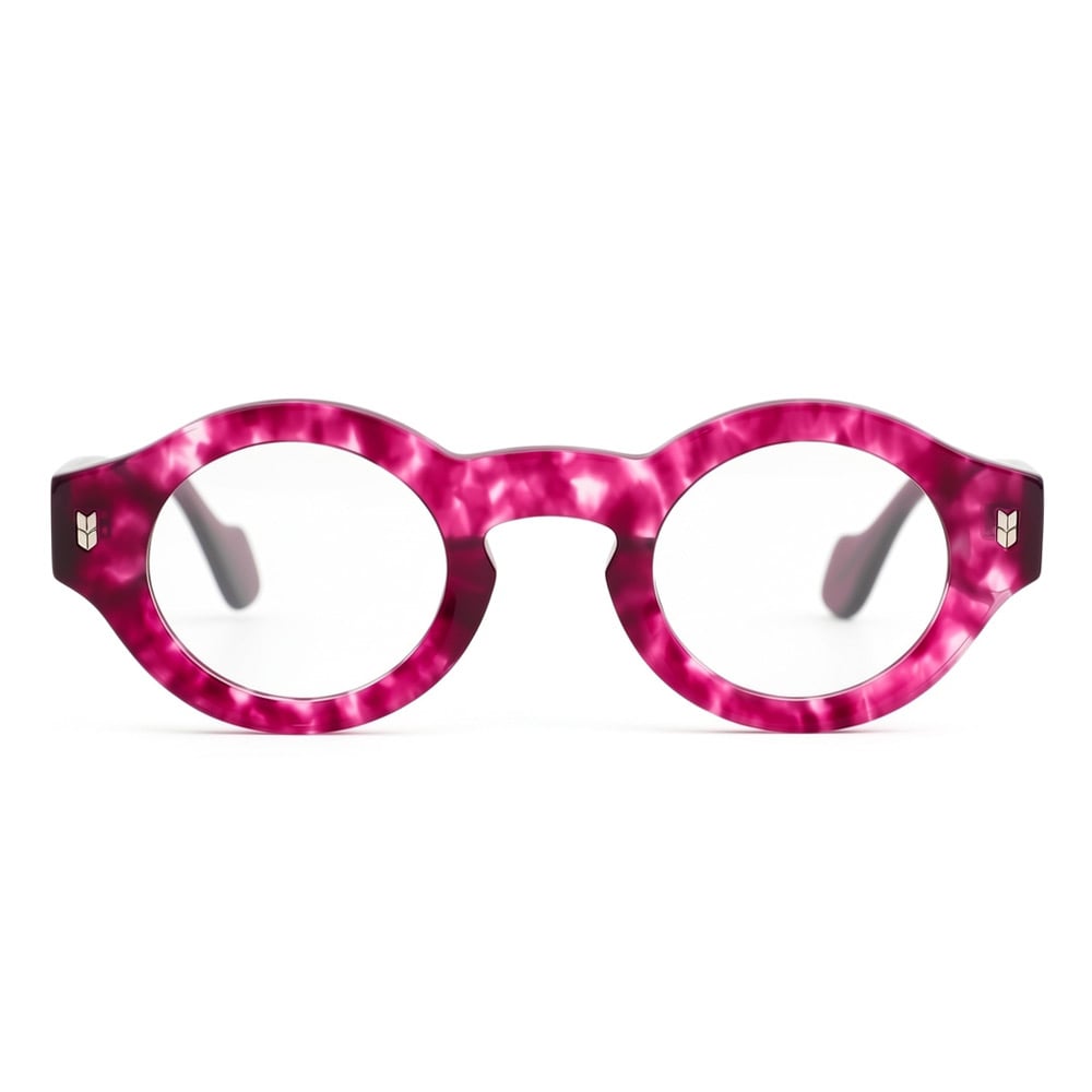 Young Purple Round Glasses