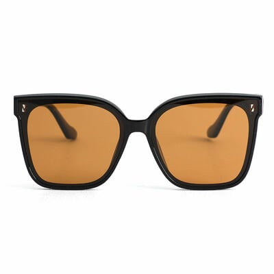 Bowen Black Square Sunglasses