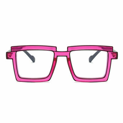 Flossie Purple Square Glasses