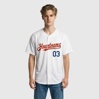 ベースボール T シャツ ホワイト 名前 チーム名 ロゴ 番号入り パーソナライズ対応 男女兼用