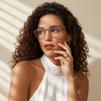 Reed Red Round Glasses