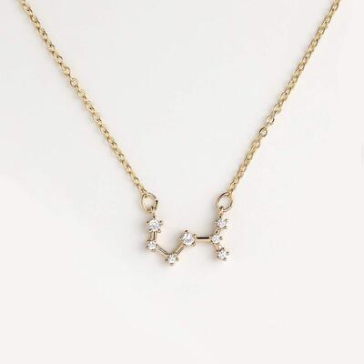 Jeulia Constellation Necklace With Stones Sterling Silver