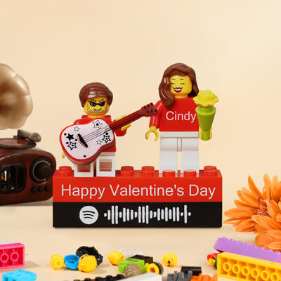 Personalized Building Block Minifigures Warm Valentine's Day Gift For ...