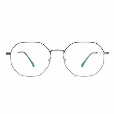 Trollpoe Gray Geometric Glasses