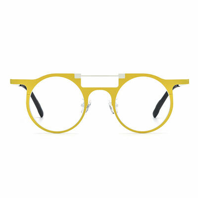 Woolley Yellow Aviator Glasses