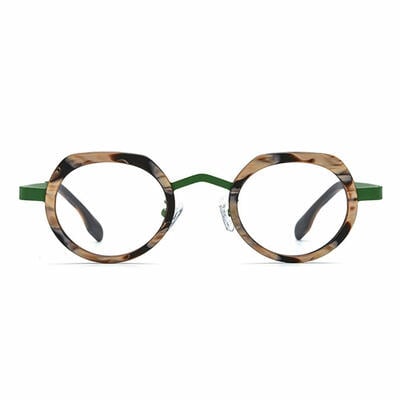 Congreve Lunettes Rondes Marron